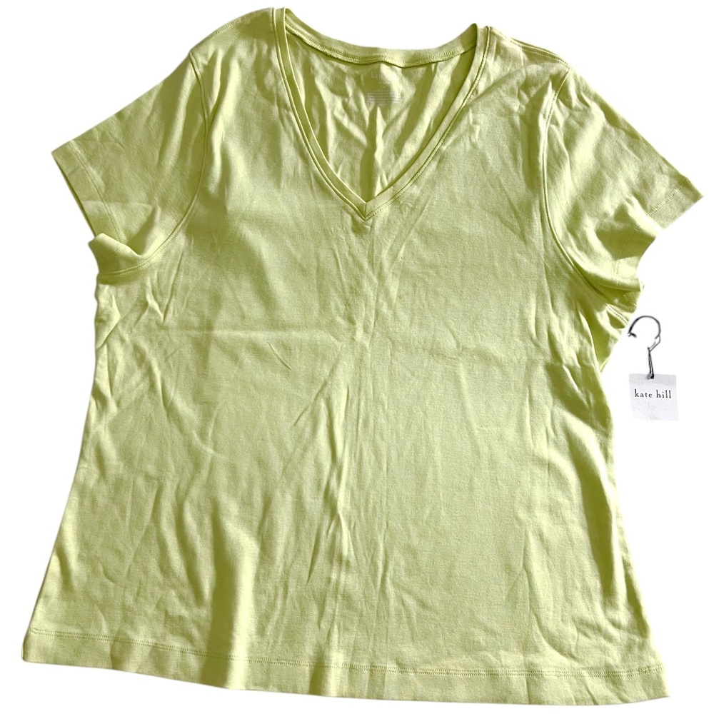 Kate Hill Woman V Neck Tee